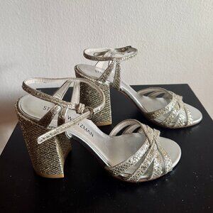 Stuart Weitzman Silver Sandals